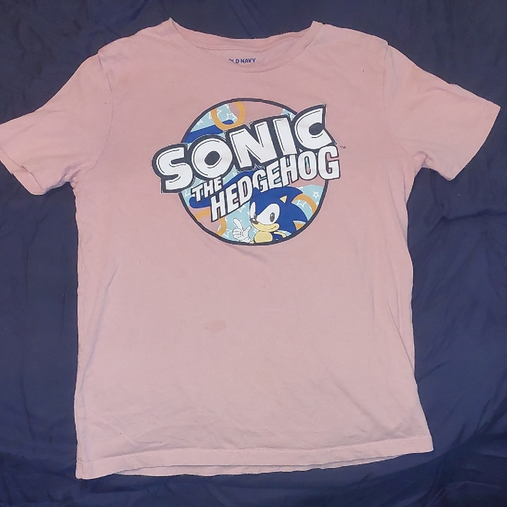 Pink Sonic the Hedgehog T-Shirt